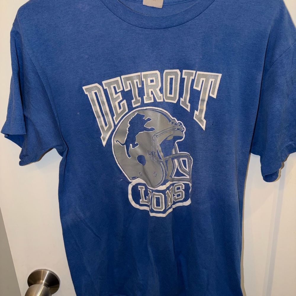 Detroit Lions Blue Graphic Tee